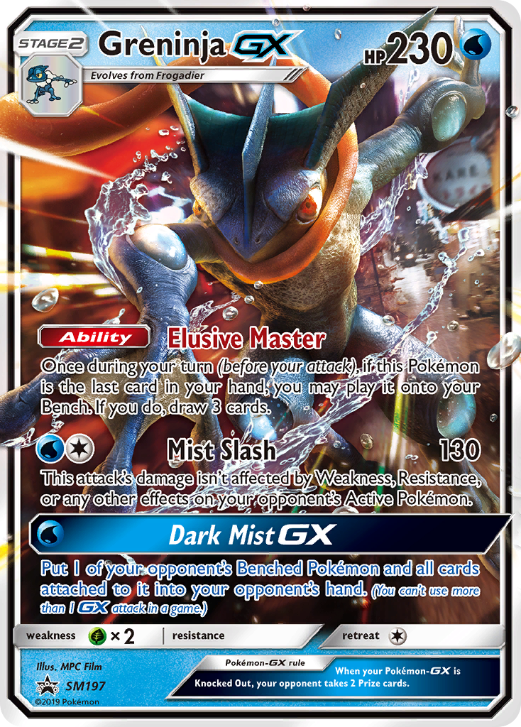 Sun & Moon Promo Greninja GX #197